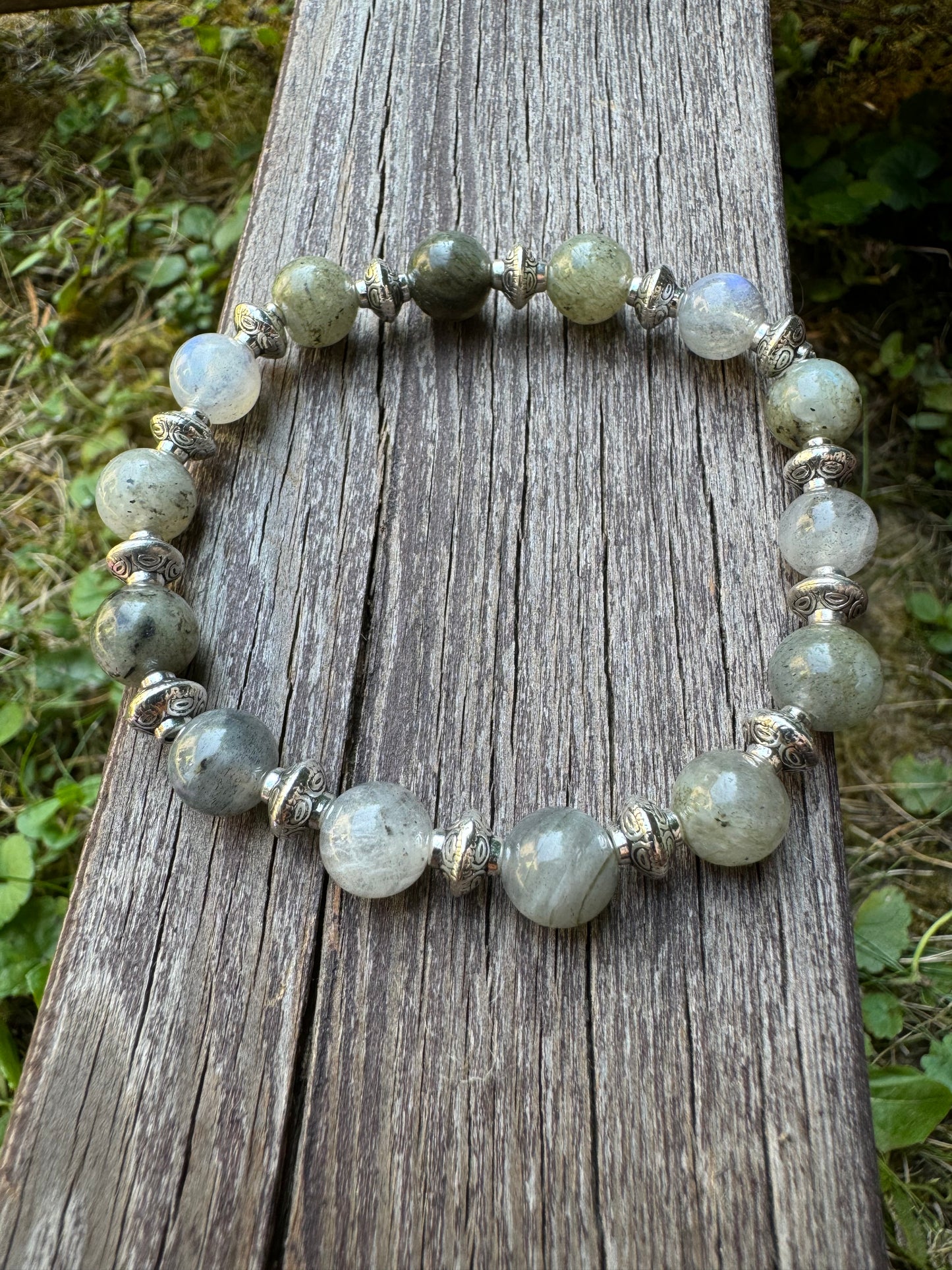 Bracelet 8 mm en Labradorite