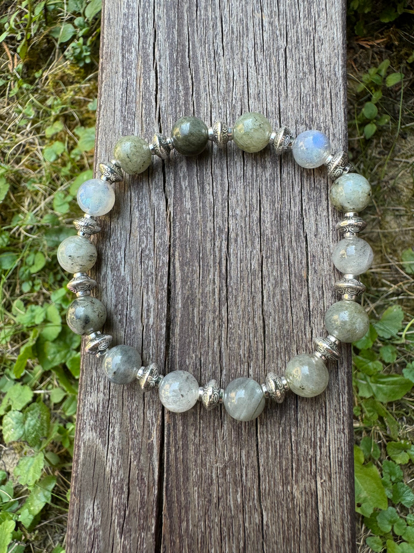 Bracelet 8 mm en Labradorite